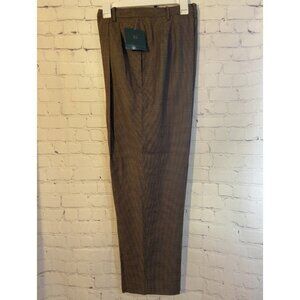 Embassy Row Classic Petites Pants Brown Tweed